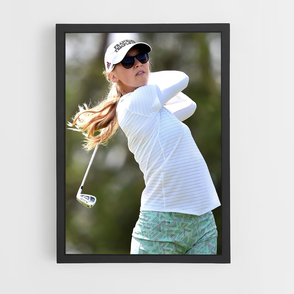 Poster Jessica korda – affiche Golf (vue 2)